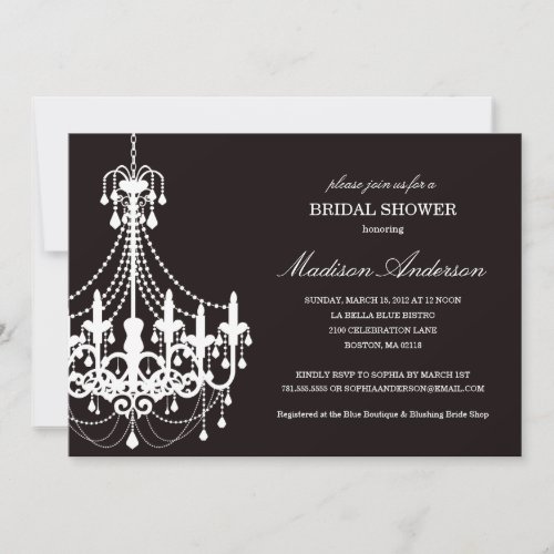 NEW ELEGANCE | BRIDAL SHOWER INVITATION