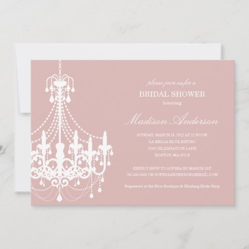 NEW ELEGANCE | BRIDAL SHOWER INVITATION
