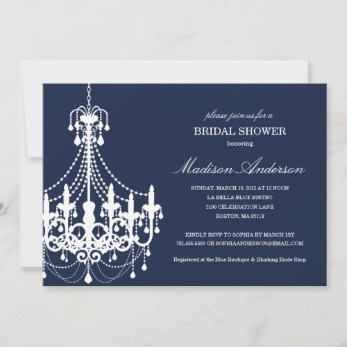 NEW ELEGANCE | BRIDAL SHOWER INVITATION