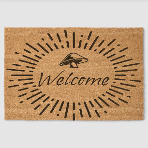 new elegant fiber doormat