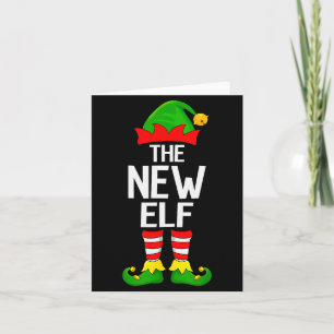 New Elf Xmas Matching Family Elf Squad Christmas Card
