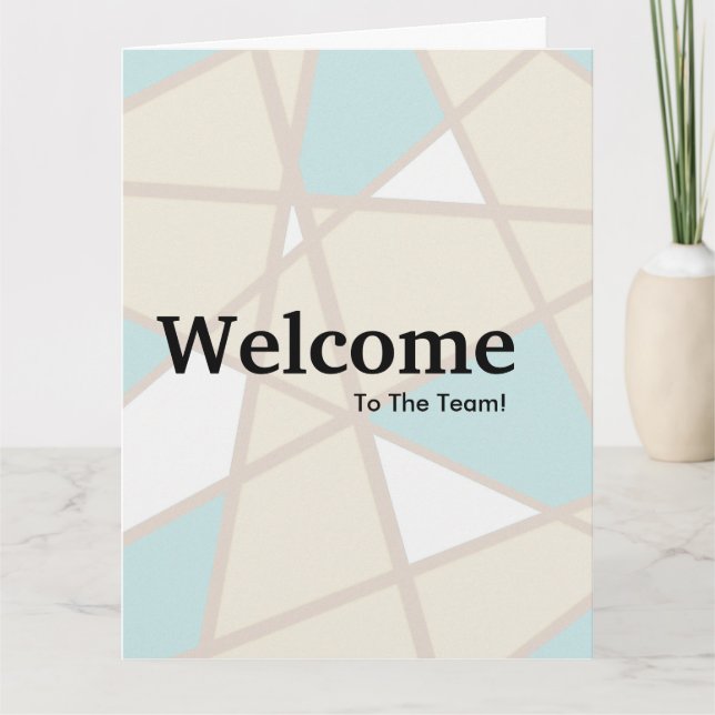 New Employee Welcome Card (Front)
