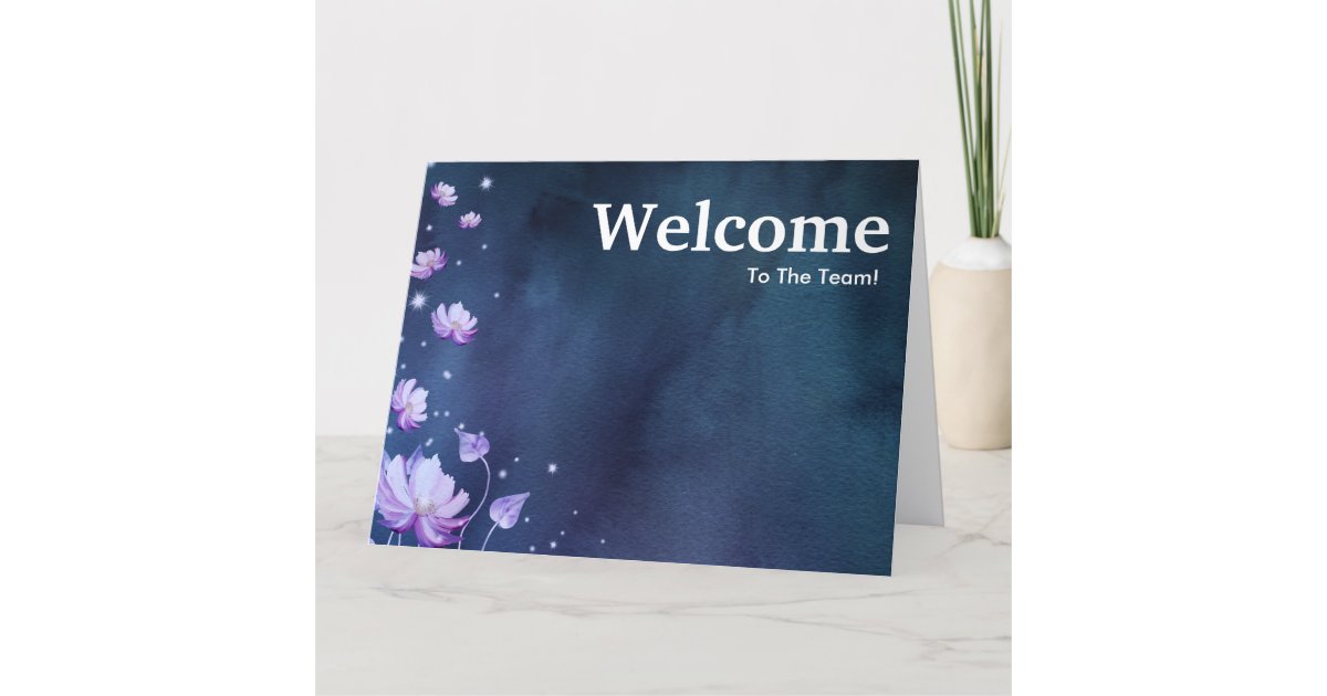 New Employee Welcome Card | Zazzle.com