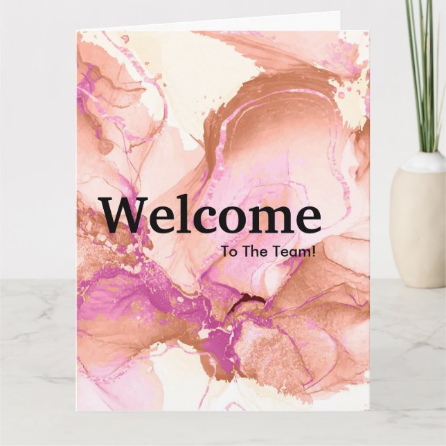 New Employee Welcome Card (Front)