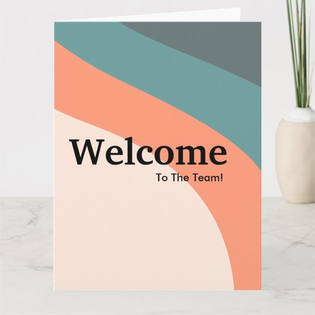 New Employee Welcome Card (Front)