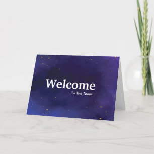 New Employee Welcome Card