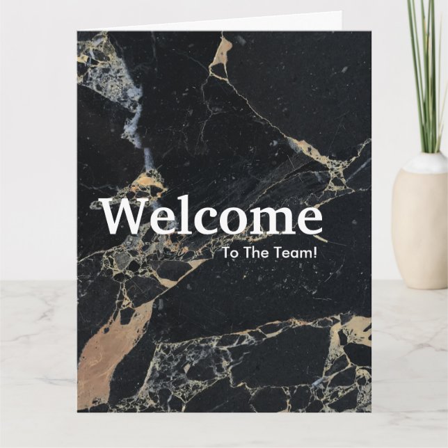 New Employee Welcome Watercolor Card (Front)