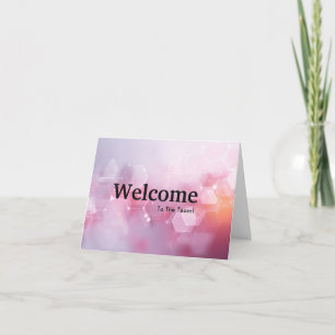 New Employee Welcome Watercolor Card