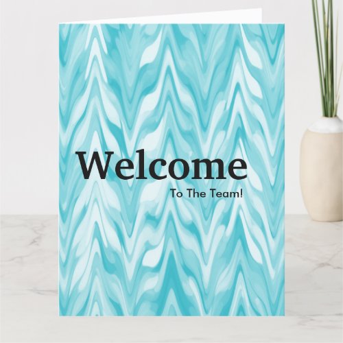 New Employee Welcome Watercolor Card