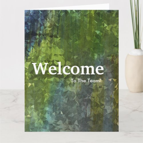 New Employee Welcome Watercolor Card