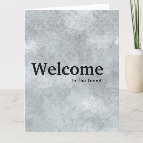 New Employee Welcome Watercolor Card