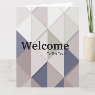 New Employee Welcome Watercolor Card