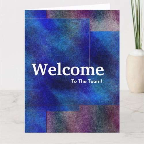 New Employee Welcome Watercolor Card