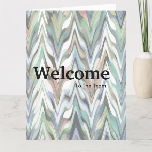 New Employee Welcome Watercolor Card