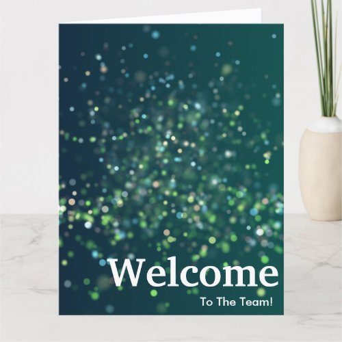 New Employee Welcome Watercolor Card