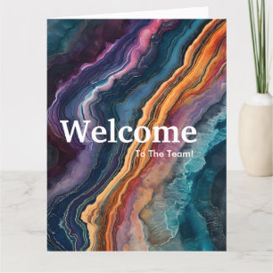 New Employee Welcome Watercolor Card