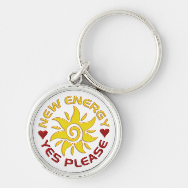 NEW ENERGY SUN KEYCHAIN (Front)