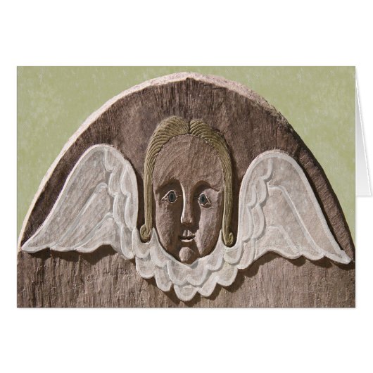 New England Angel Card (Lt. Green) (Front Horizontal)