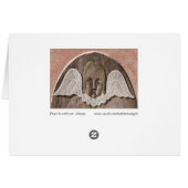 New England Angel Card (Red) (Back Horizontal)