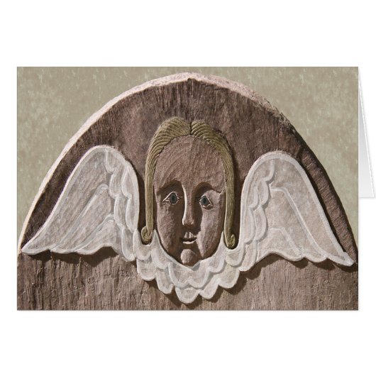 New England Angel Card (Sage) (Front Horizontal)