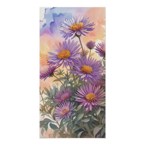 New England Aster Poster