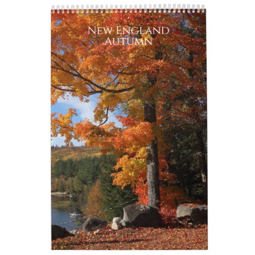 New England Autumn Calendar