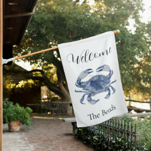 New England Blue Crab House Flag