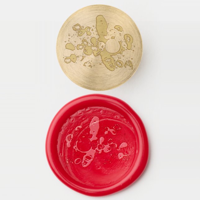 New England Clambake Lobster Boil Block Party Wax Seal Stamp (Stamped)