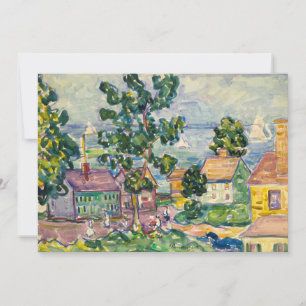New England Coastal Village Maurice Prendergast