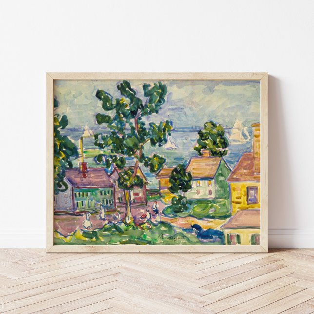 New England Coastal Village | Maurice Prendergast Poster (Creator Uploaded)