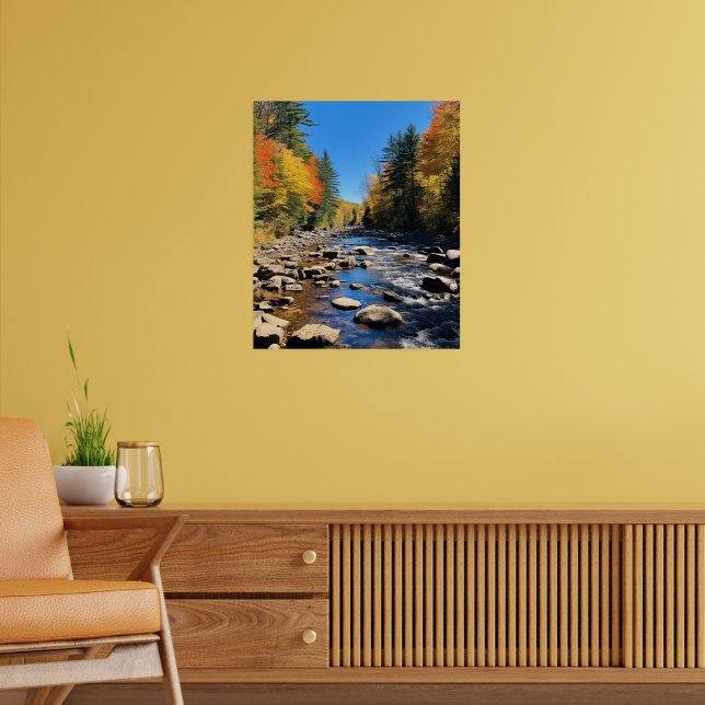 New England Colorful Landscape Poster (Living Room 2)