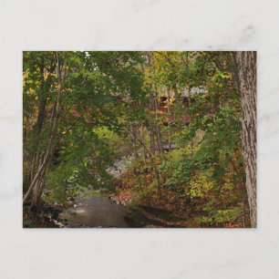 New England Covered Bridge Postcard