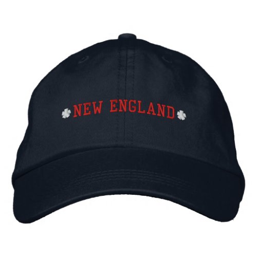 NEW ENGLAND EMBROIDERED BASEBALL CAP