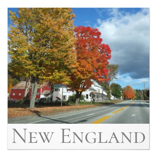 New England Fall Colors Photo Print
