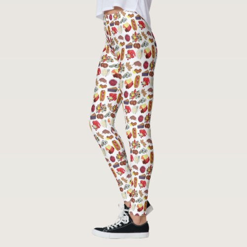 New England Foods Clambake Lobster Maple Candy Leggings