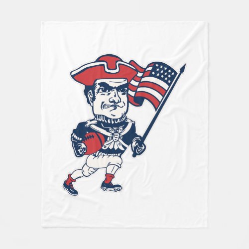 New England Football Mascot Fleece Blanket