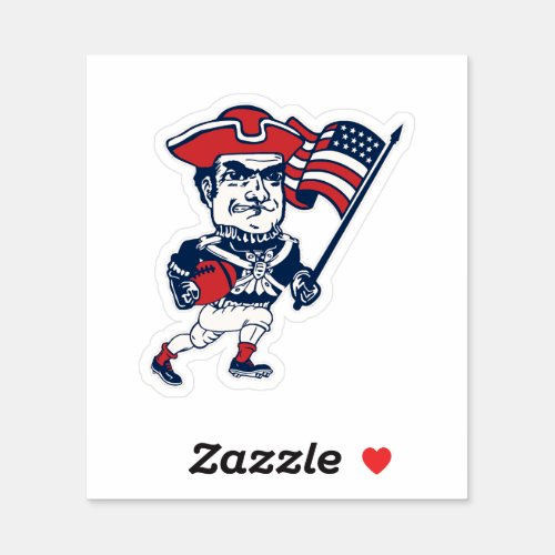 New England Football Mascot Sticker