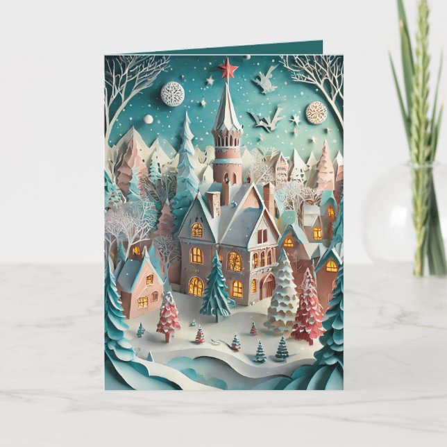 New England for Christmas Holiday Card (Front)