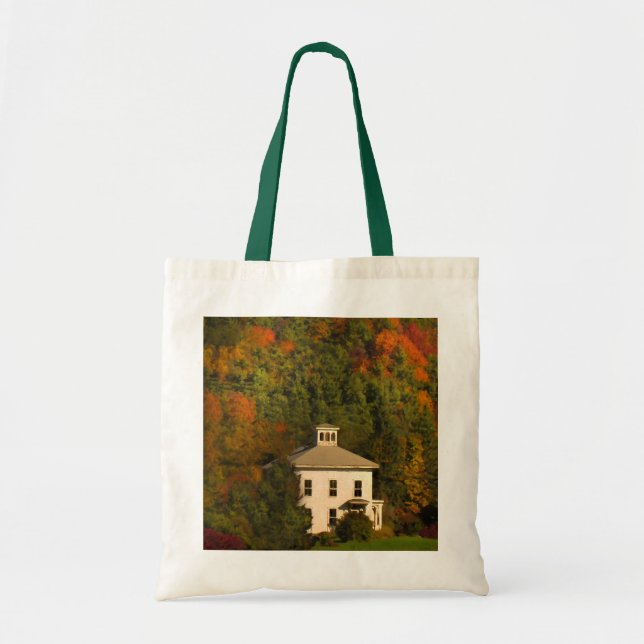 New England House in Autumn Tote Bag (Front)