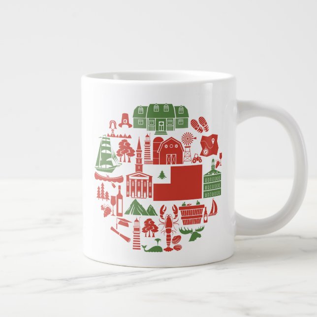 New England Icons Giant Coffee Mug (Right)