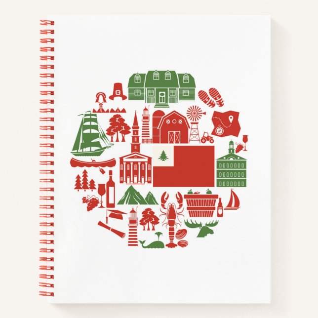 New England Icons Notebook (Front)