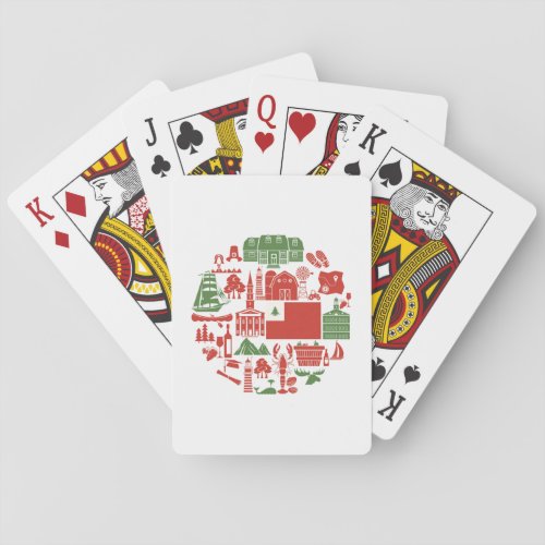 New England Icons Poker Cards