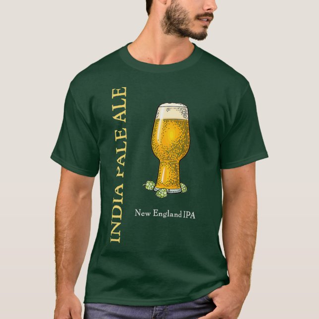 New England India Pale Ale IPA Craft Beer Gift T-Shirt (Front)