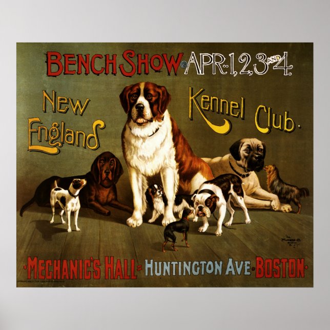 New England Kennel Club bench show Poster (Front)