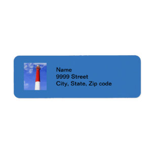 New England Lighthouse Label