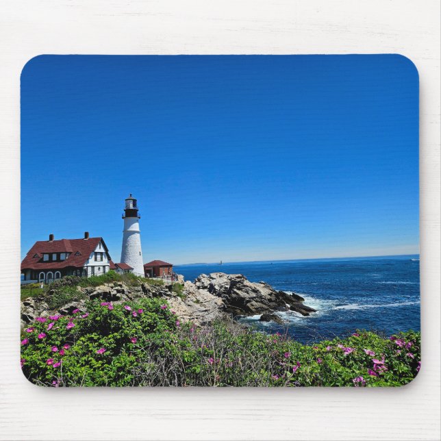 New England Lighthouse Mouse Pad (Front)