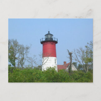 New England Lighthouse Postcard-Nauset Light Postcard