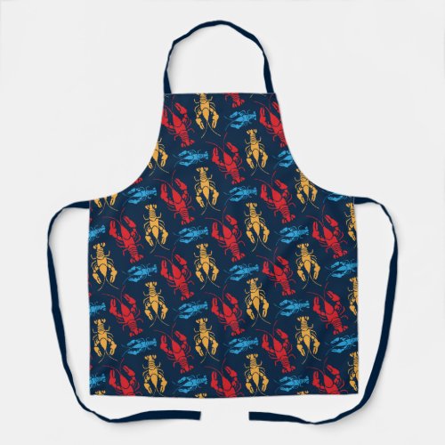 New England Lobster Bake Maine Coastal Apron