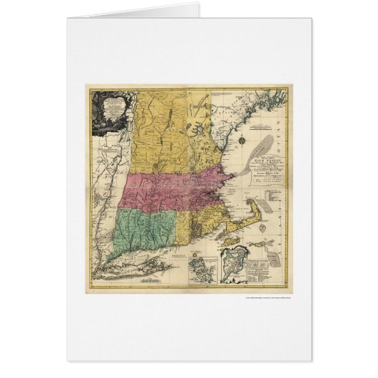 New England Map - 1777 (Front)
