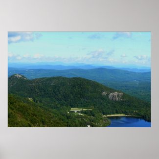 New England Mountain Landscape View